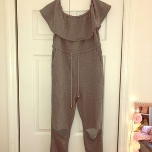 Gray Jumpsuit